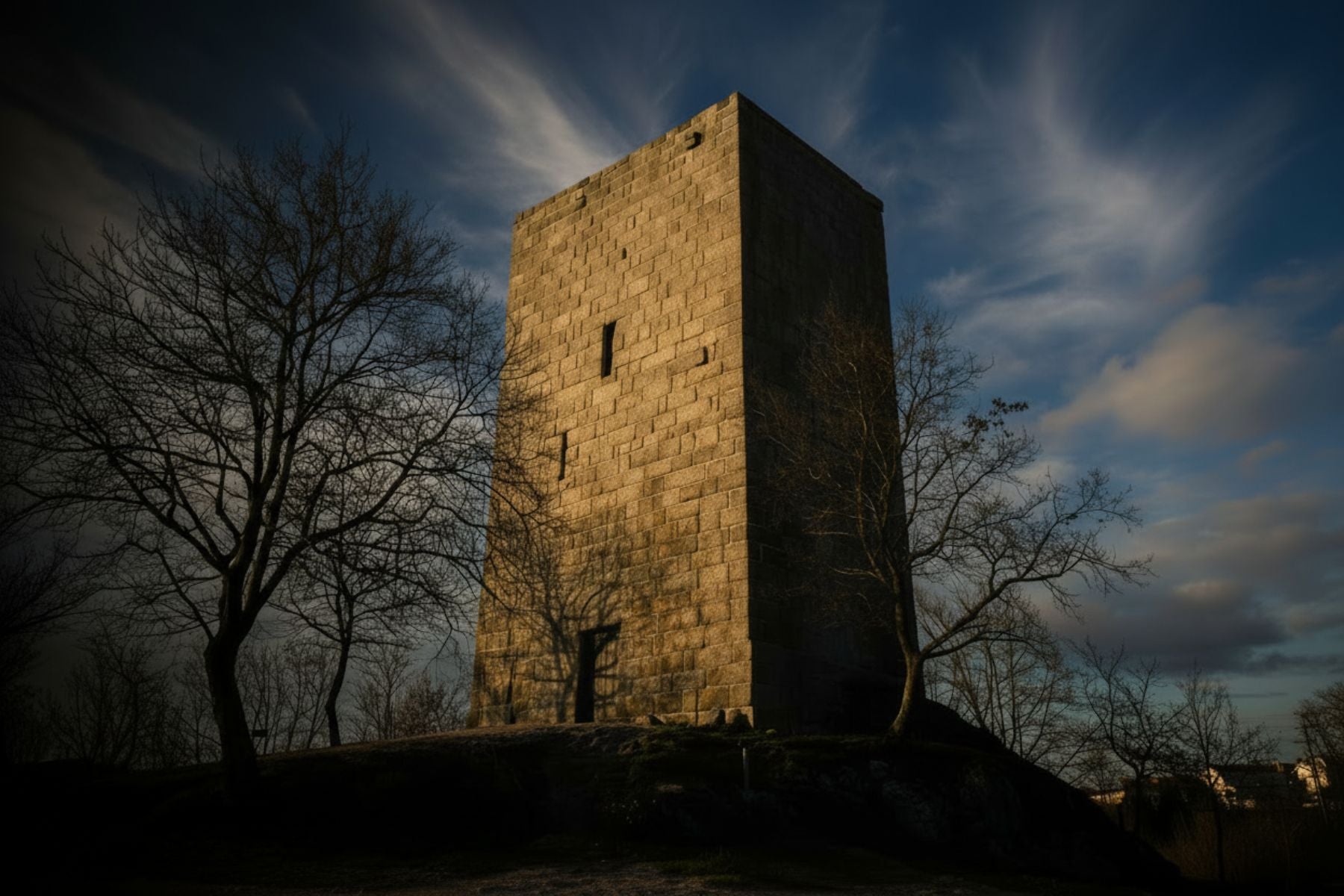 Medieval stone tower and Romanesque heritage in the Sousa Valley, Northern Portugal
